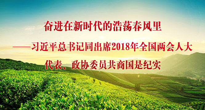 习近平总书记同出席2018年全国两会人大代表、政协委员共商国是纪实