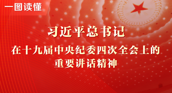一图读懂丨习近平总书记在十九届中央纪委四次全会上的重要讲话精神
