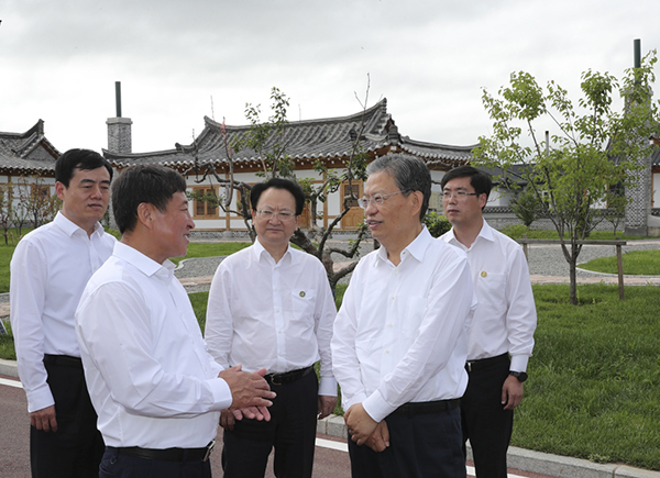 赵乐际在吉林调研时强调 学深悟透习近平总书记＂七一＂重要讲话精神 以永远