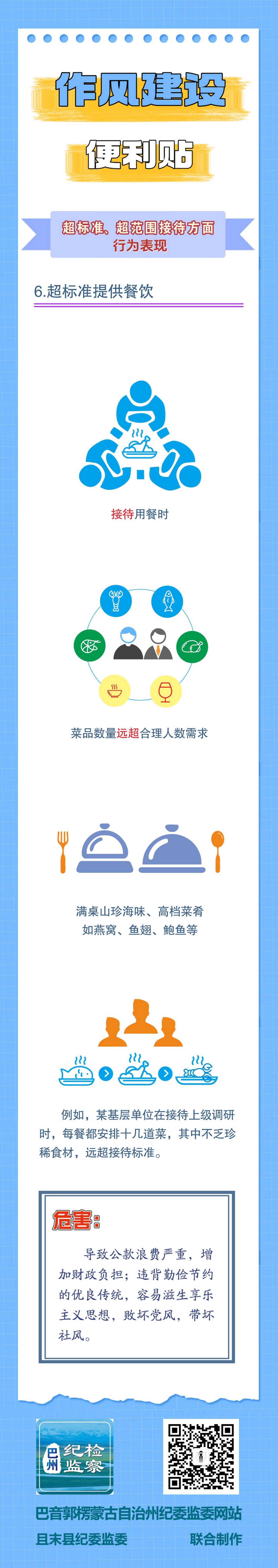 作风建设便利贴丨超标准、超范围接待方面行为表现⑥