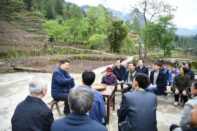 习近平在重庆考察并主持召开解决＂两不愁三保障＂突出问题座谈会