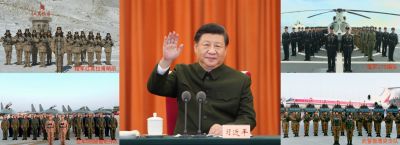 习近平：向全体人民解放军指战员武警部队官兵 军队文职人员民兵预备役人员致以新春祝福